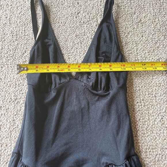 Vintage Givenchy Swimwear – Black Skirted One Piece | Size 12 | Union Made - Picture 12 of 14